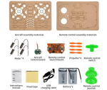 Wooden Assembly DIY Toy Drone Aircraft with Remote